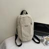 Schoolbag Man Walking Small Backpack Student Travel Bag Light Outdoor Small Backpack.