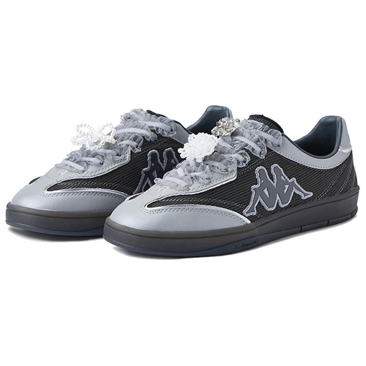 Kappa Comfortable Versatile Slip-Resistant Waterproof Low-Top Skate Shoes Unisex sneakers Black K0F25CC70W-8722