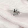 Anillo de Hilo de Ganchillo de Plata Tailandesa Personalizado - Accesorio para el Dedo Hecho a Mano
