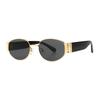 New Luxury Oval Designer Sunglasses For Men And Women Classic Metal Frame Fashion Sun Glasses