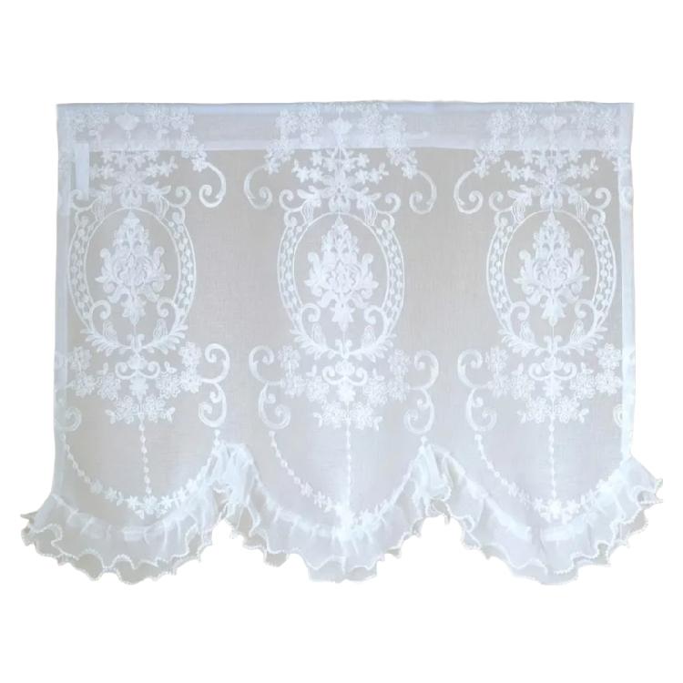 

Ручная вышивка Акцентная штора Полиэстеровые материалы Светофильтрация для украшения спальни, детской комнаты 80 65cm