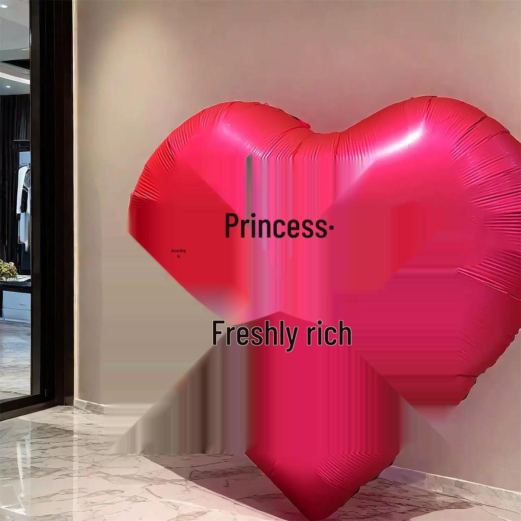 Extra Large Heart-Shaped Balloon for Women's Day, Festival, or Birthday Party Decoration