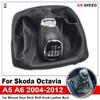 Manual 5/6 Speed For Skoda Octavia A5 A6 2004 2005 2006 2007 2008-2012 Car Stick Gear Shift Knob With Leather Boot Car-Stying