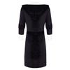 Women's Solid Color Long Sleeved Plush Bathrobe With Belt