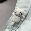 Colgante de Bolso de Peluche de Gatito Kawaii Mini Muñeco de Peluche de Gato Muñeco de Peluche de Dibujos Animados Amuletos para Bolso Juguete de Peluche de Animal Suave Regalo para Niña Estudiante