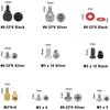 360/228PCS Computer PC Case Hard Disk Drive Fan Motherboard Power Supply Server HDD PSU PCI Mount Repair DIY Screw Bolt Kit Set