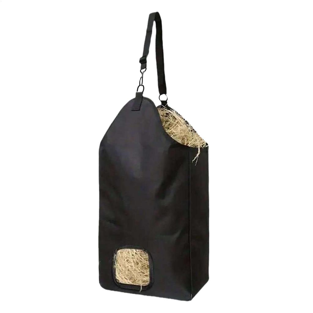 Horse Feed Bag Hay Bag Large Capacity Hay Storage Bag Outdoor Slow Feeding Horse Hay Bag Stable Portable Feeding Storage Tool