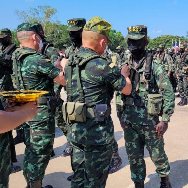 Army Ranger Tiger Trage Schwert T-Shirt Militärsoldat Thailand Unterhemd Rundhalsdruck Kurzarm Schnelltrocknend Uniform Herren Damen Unisex