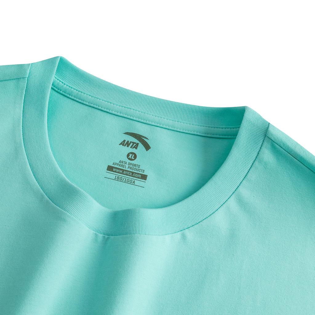 Anta Classic Short Sleeve T-Shirt Men tops Ice-River-Blue 952628103-17