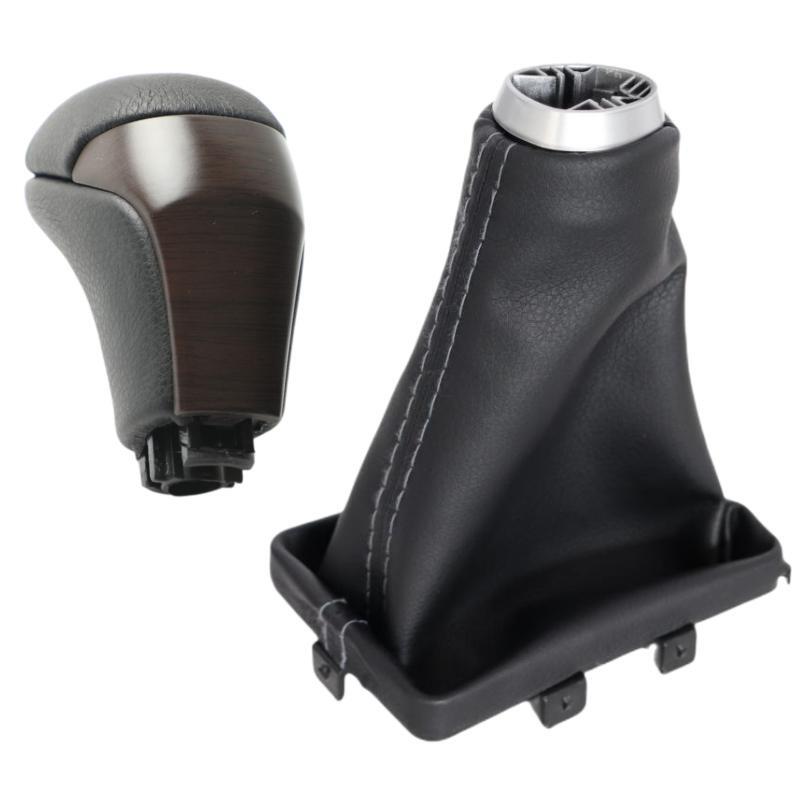 Manopla de Câmbio Automático Para Toyota Highlander Land Cruiser Prado Styling de Carro Couro Alavanca Seletora Cobertura de Fole Caixa