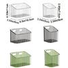 Transparent Ginger Garlic Storage Baskets Plastic Kitchen Storage Rack  for Home