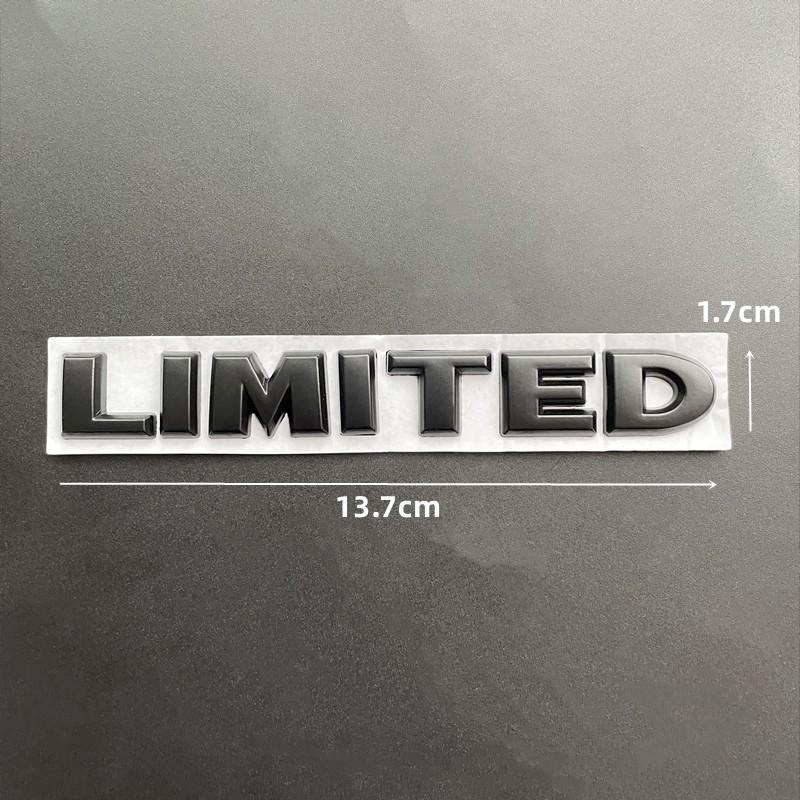 3D Metal 4x4 Logo Limited Emblem Letter Car Trunk Badge For Jeep Wrangler Grand Cherokee Compass 4X4 LIMITED Sticker Accessories Ds1