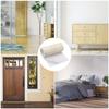 1Pc 5m/196.85in Self-adhesive Wood Grain Door Frame Decorative Stickers Wood Grain Skirting Waistline Home Decor Wall Stickers