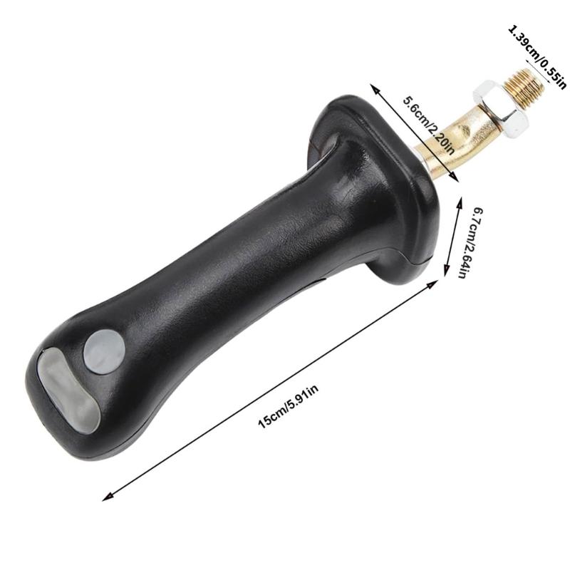 Palanca de Joystick de Aluminio de 3 Botones Diseñada con Precisión para Vehículos de Construcción Accesorio de Actualización para Sistemas Hidráulicos