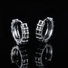 Vnox Fashion Solid Chain Hoop Earrings for Men Boys, Anti Allergy Stainless Steel New Gothic Ear Gifts Jewelry