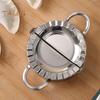 3-in-1 Dumpling Maker Stainless Steel Empanada Press Mini Pie Mold Multi-Functional Tortilla Clamp for Kitchen
