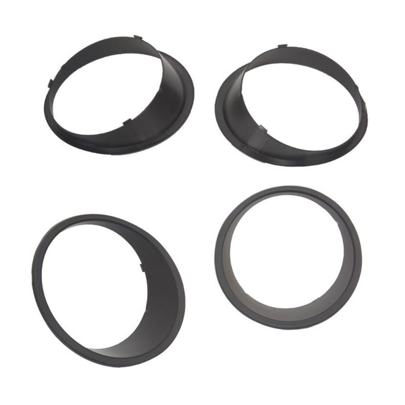 Protective ABS Headlight Bezel Cover with Clip On Installation Headlight & Grille Rings Vehicle Accessories for JK