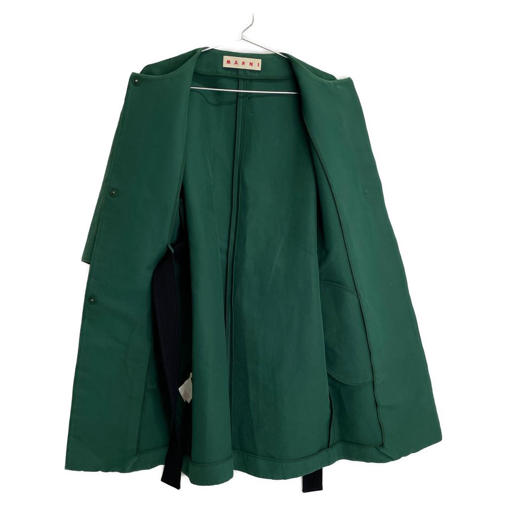 MARNI E16SPMAT36CQ0TC050 Green Cotton Coat coat 38 greenUsed