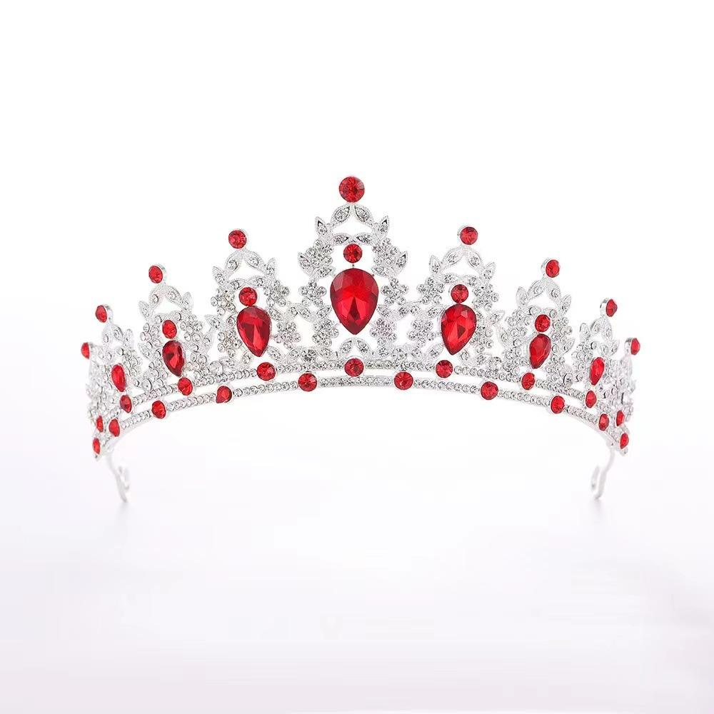 Bride's Crown Headband Alloy Rhinestone  Wedding Crown  Birthday Hair Accessory  Style Headband Accessory