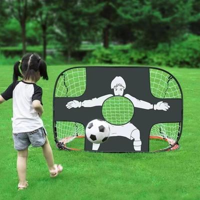 Foldable Children's Soccer Goal: Portable, Quick-Open, Outdoor Sports Toy for Parent-Child Games