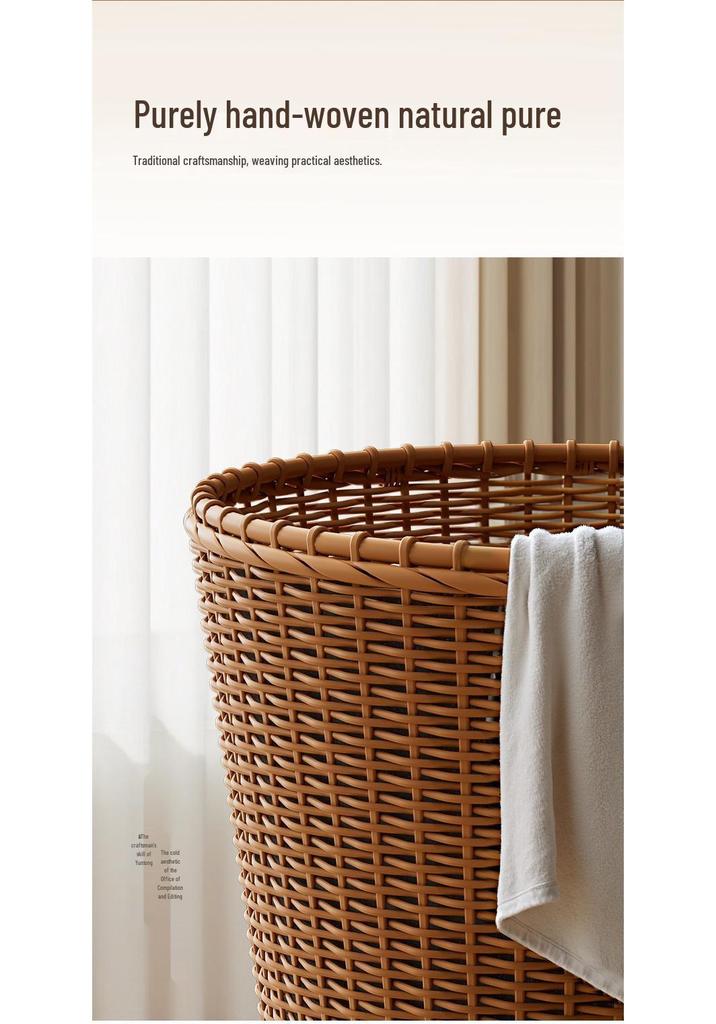 Elegant Large-Capacity Laundry & Toy Storage Basket