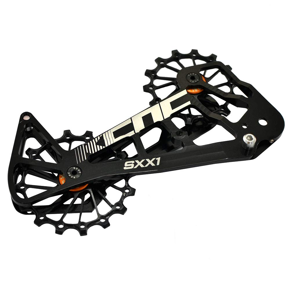 KCNC SXX1 MTB Bicycle Oversized Pulley Wheel Cage OSPW For SRAM SK2102 Eagle, Black, KOT39-003,