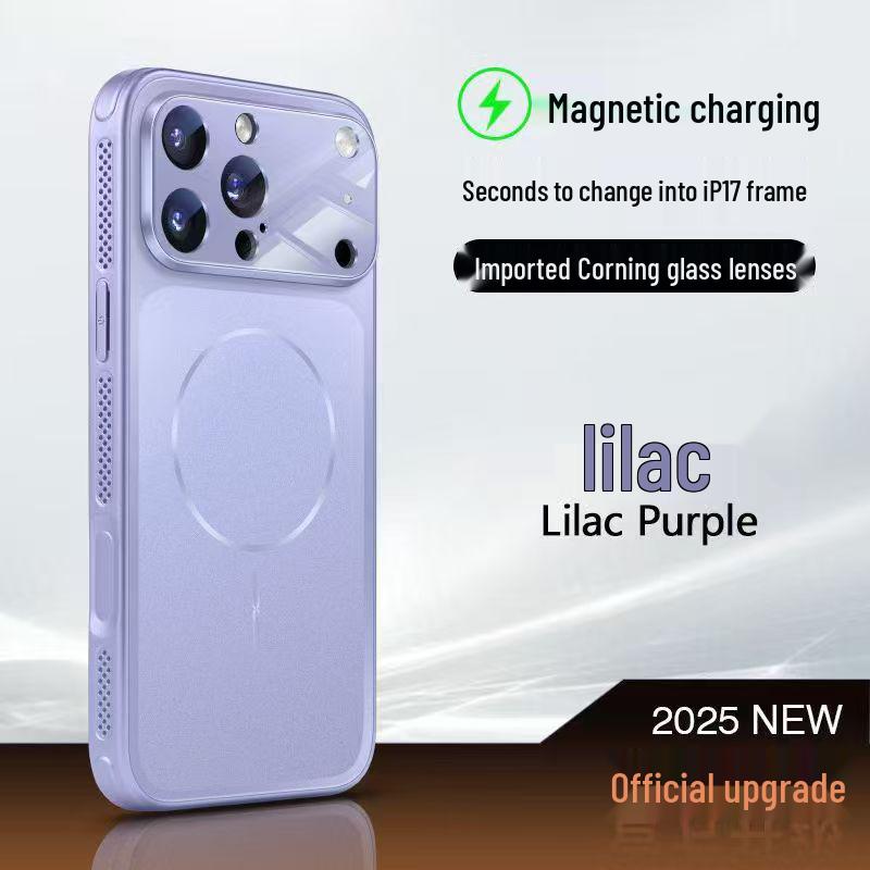 Corning Magnetic Matte Glass Case for iPhone 17 Pro Max, Skin-feel, AG Matte Finish