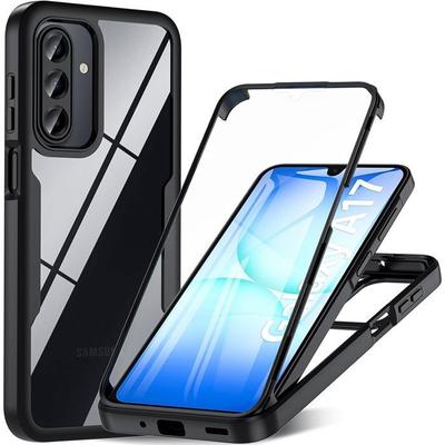 Schutzhülle - BOOLING - für Samsung Galaxy A17 5G/4G - Hart - Stoßfest - Schwarz