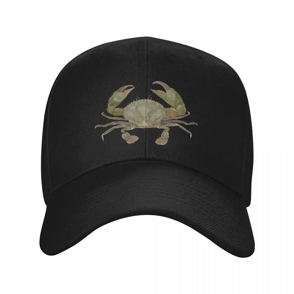 Green Mud Crab Baseball Cap Beach Custom Cap hiking hat western Hat Women's Unisex's