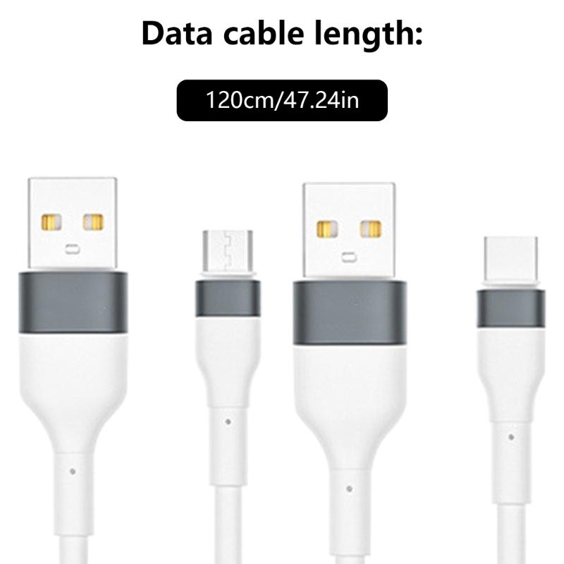 1.2m USB to Type C/USB 5pin Data Line, 6A Quick Charging Power Cable Supports Stable Data Transfer for Tablets Phones