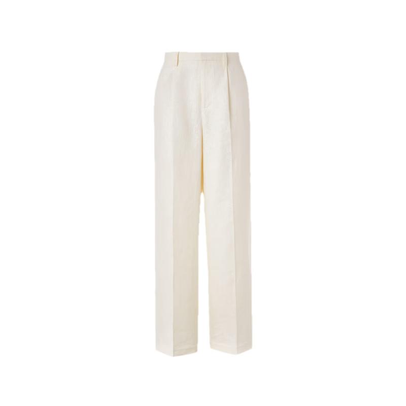 

Langzi Women s Elegant Linen Wide-Leg Pants XL