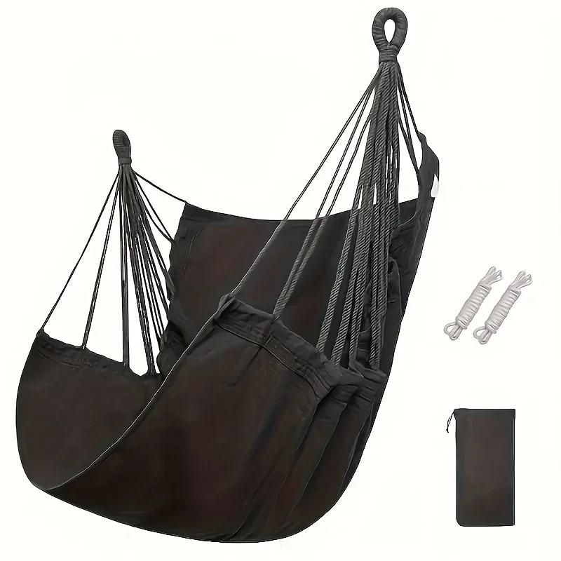 

1Pcs Anti Rollover Leisure Fabric Hammock Swing Chair Outdoor Dormitory with Storage Bag