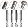 4PCS Heavy Duty Dryer Drum Support Roller Shaft Kit Designed for Reliable Performance and Long Lifespan in Household Dryers