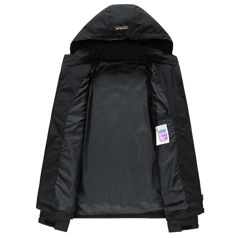 Jacket Men's Jacket Spring and Autumn New Simple Casual Versatile Slim Trend Tooling Hooded Jacket
