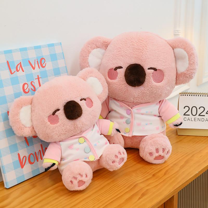 In Koala Pink Clothes Plush Toy Cartoon Stuffed Dolls Decoration Gifts Kids