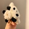 Cute Plush Doll Panda Hair Claw  Cartoon Korean Style Animal Shark Clip Large Size Winter Hair Clip Girls Daily Headwear