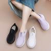 Women's shoes spring and autumn new single shoes soft bottom one foot stirrup casual non-slip wear flyknit breathable comfortable shoes