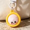 Mini Dumpling Keychain Pendant 6/8/10Pcs, Soft Cartoon Snack Accessories for Backpacks Keys Bags Office Lanyards