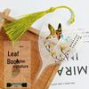 Chinese Bodhi Leaf Vein Bookmark: Flower & Bird Series - Creative DIY Ancient Style Gift for Students & Others