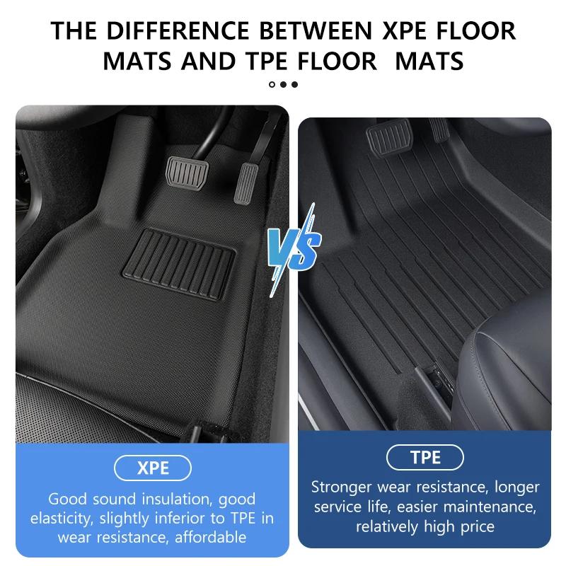 Car Floor Mats For Tesla Model Y Juniper 2025 XPE Trunk Liner Non - Slip Wear - Resistant Cushion All-Round Cargo Protective Pad