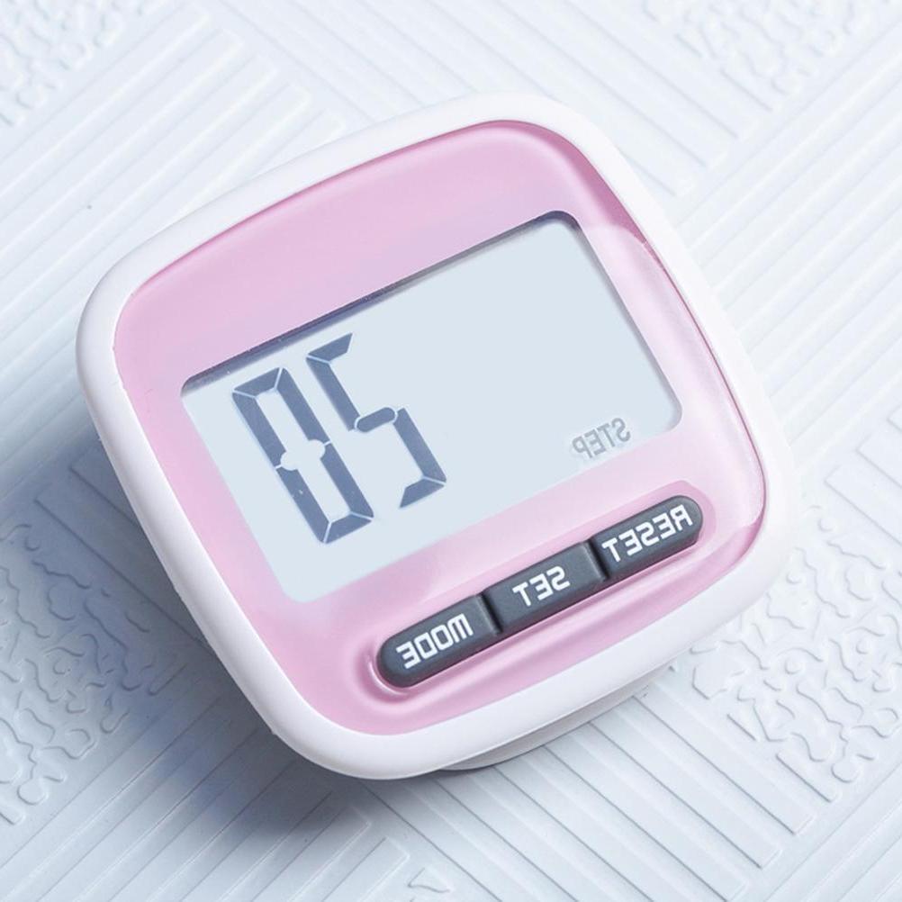 Walking Step Counter Simple Pedometer LCD Dispaly 3D Walking Step Counter Pedometer Running Walking Passometer Counter with Clip