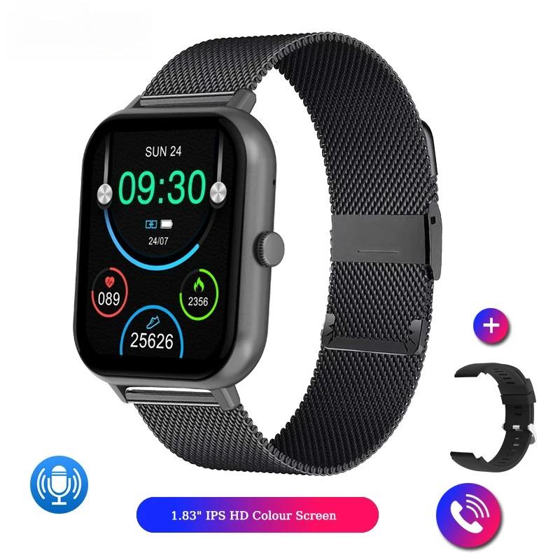 Outdoor Sports Smart Watch Men Heart Rate 100+ Sport Modes Full Screen Touch Bluetooth Call Smartwatch Android & iOS