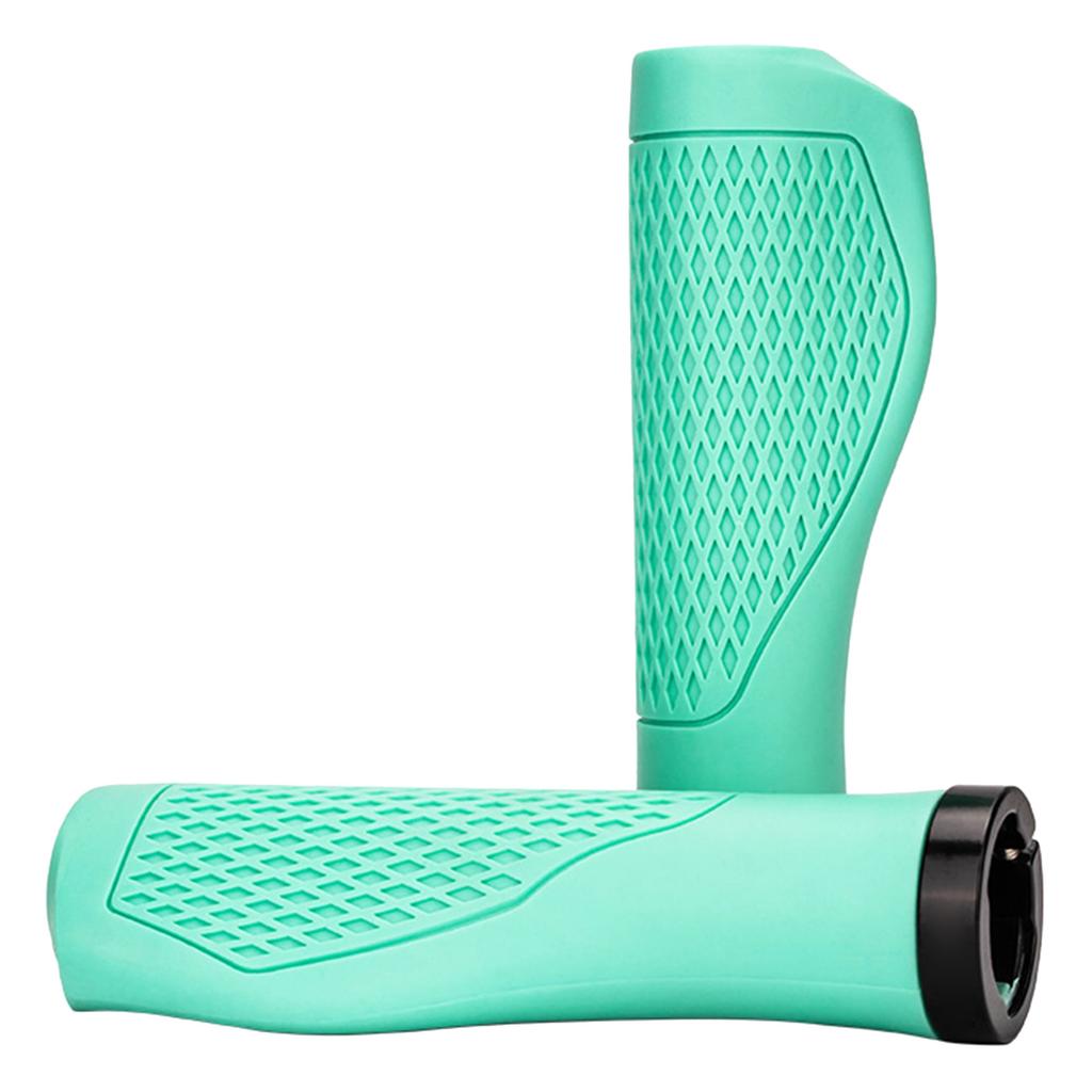 Mountain Bikes Handlebar Grips with Aluminium Locks Nonslip Cycling Handlebar Sleeve Comfortable Bicycles Handle Grips