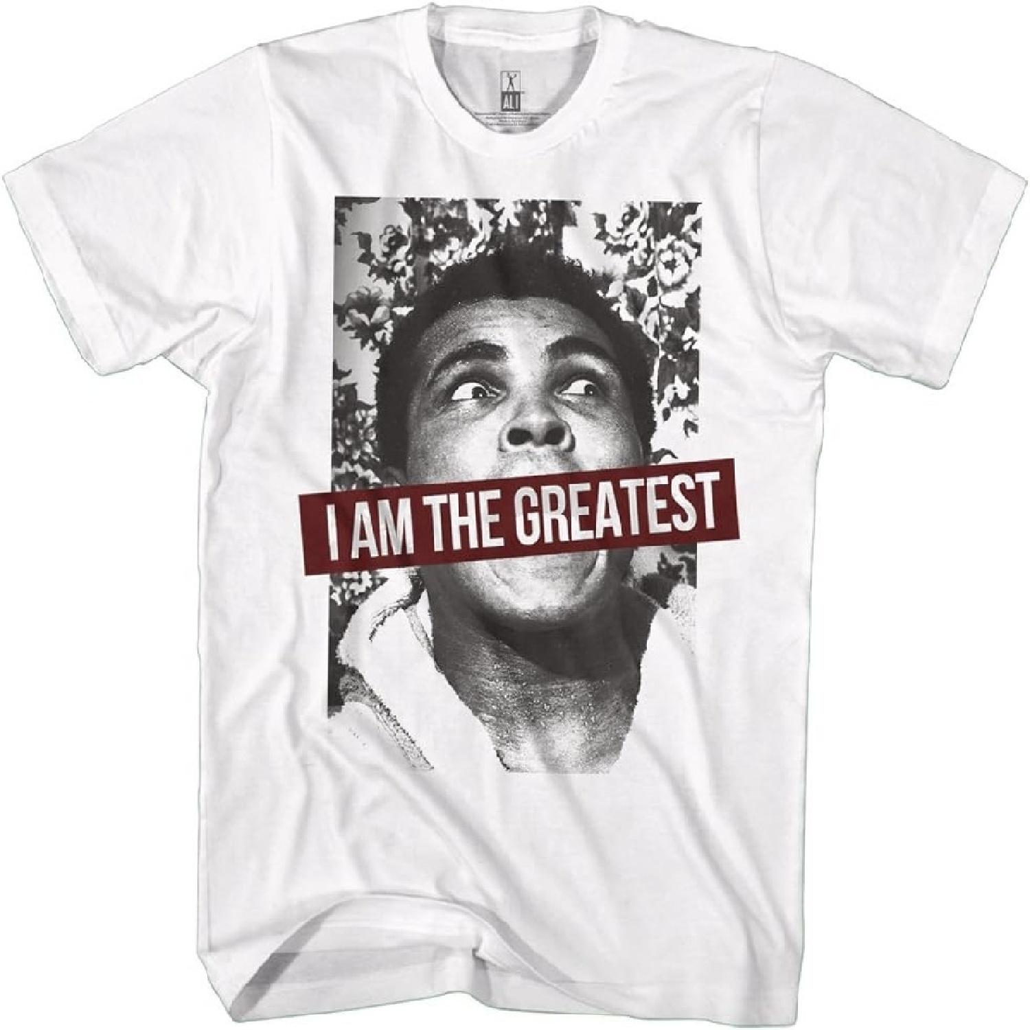 Muhammad Ali Boxing Legend The Greatest of All Time Adult T-Shirt Tee I am XXXXXL белый