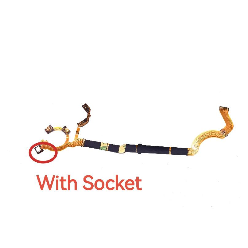 NEW Lens Shutter Aperture Flex Cable For Fuji for Fujifilm XF-1 XF1 Digital Camera Repair Part ( With socket )