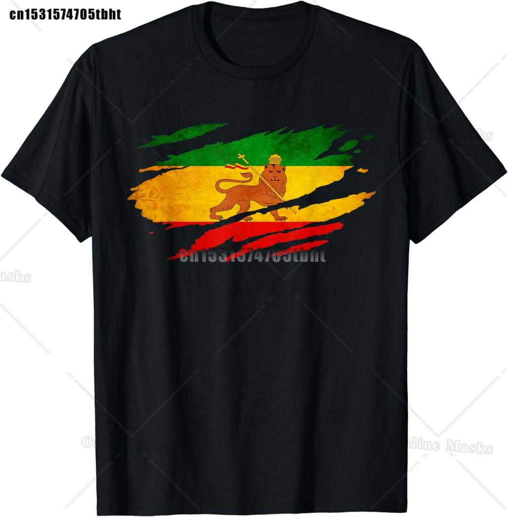 Jamajka Rasta Lev Vtipná Grafická Trička Bavlna Unisex Krátký Rukáv Ležérní Tričko Top Harajuku Streetwear Letní Unisex Oblečení