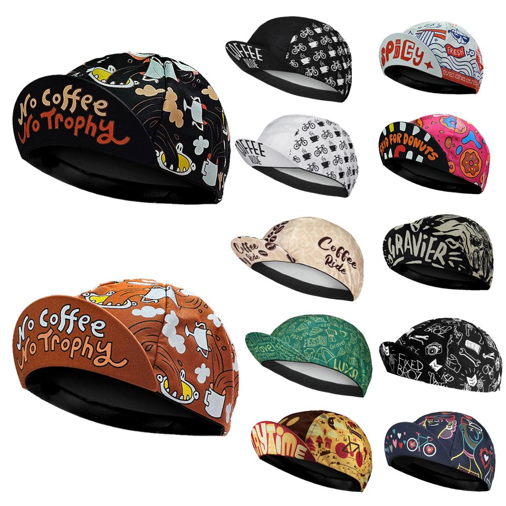 Niente Caffè Niente Trofeo Cappellino da Ciclismo Divertente per Bici da Strada Copricapo per Bici Uomo e Donna Gorra Ciclismo