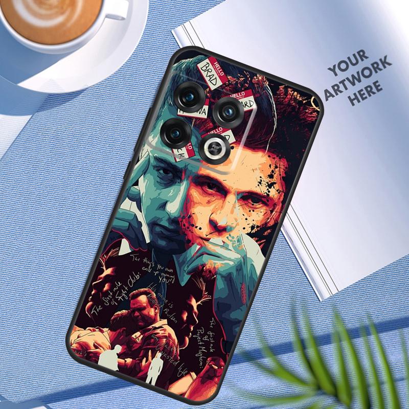 Jack Marla Fight Club Case For OnePlus 12R 10T 10R 9R 8T 12 11 9 10 Pro Nord CE 3 Lite 2 2T CE4 N10 N20 N30 Cover