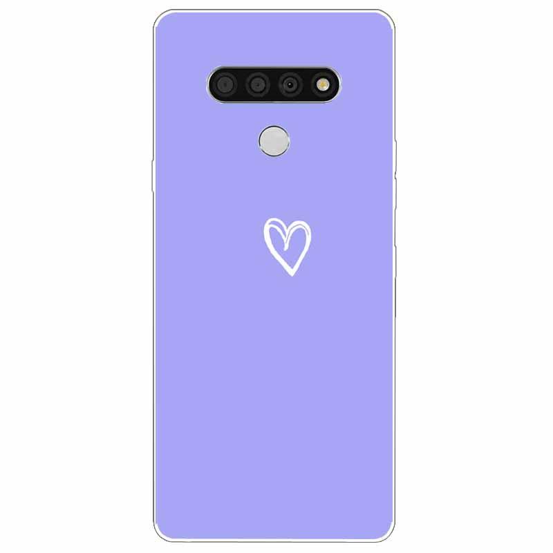 Soft Print Cover For LG K51 K61 V50 V60 Thinq Case Cute Cat Silicone Coque for LG K61 V50 Thinq Cases K 61 Shockproof Shell Bag