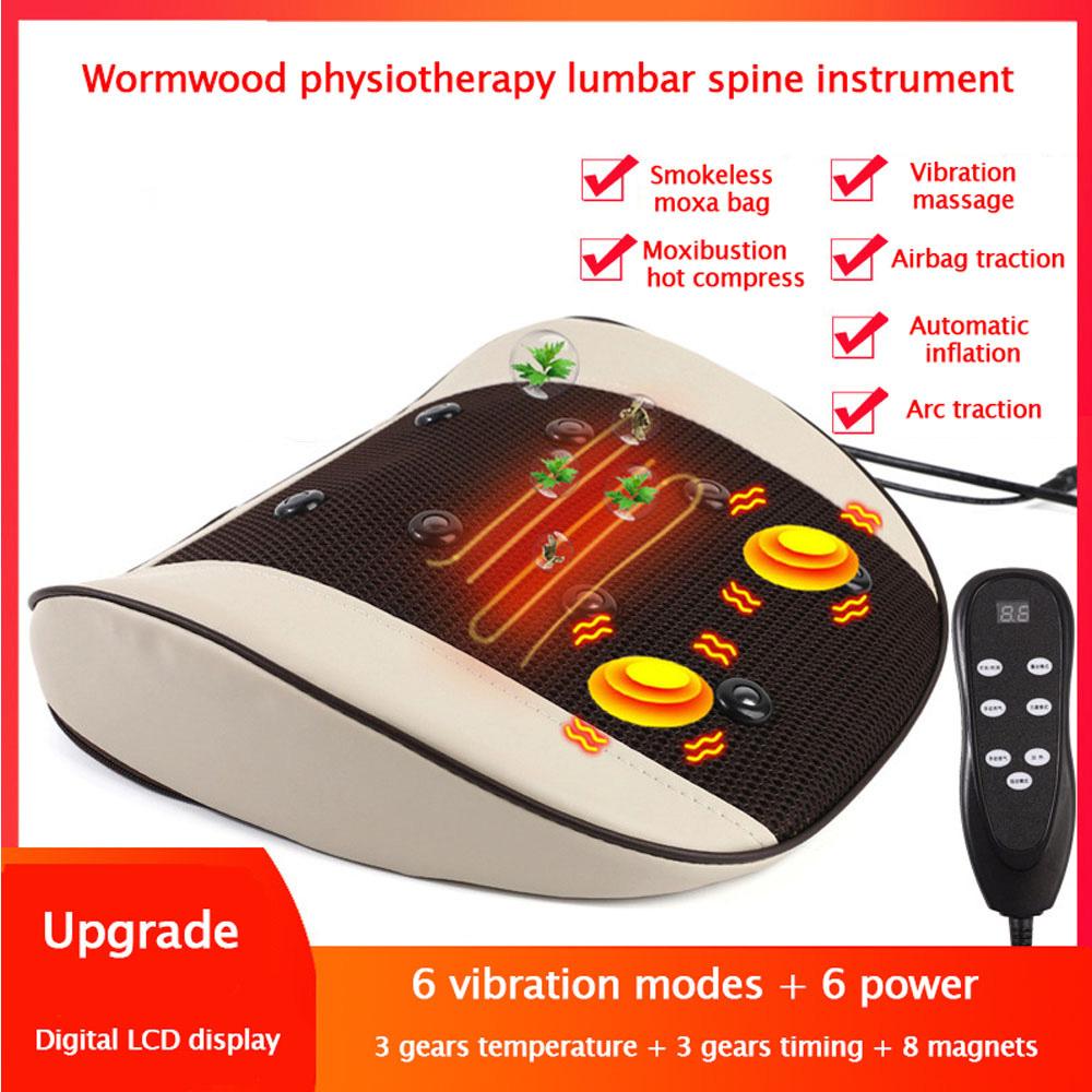 Masażer Pleców Moxibustion Akupunktura Ból Pleców Podkładka Masująca Lędźwiowa Talia Ciało Ogrzewanie Instrument Relaksacyjny Narzędzie Fizjoterapii